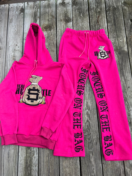 Pink MoneyBag Tracksuits