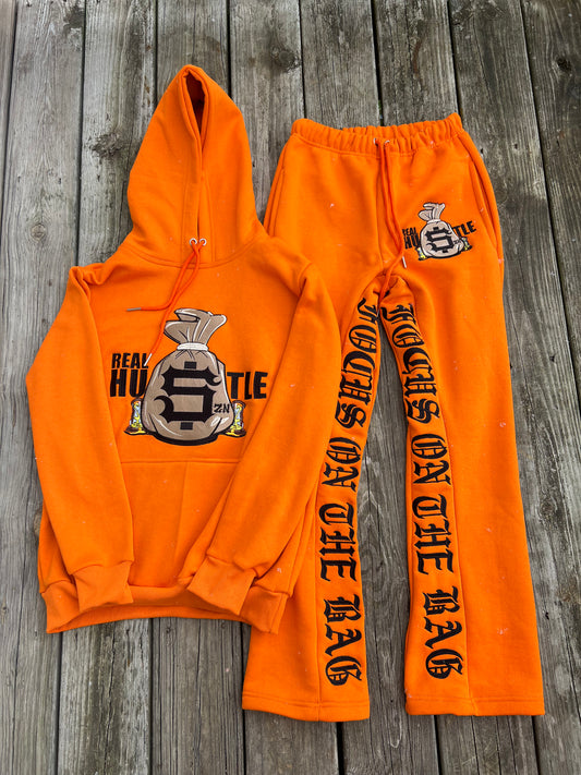 Orange MoneyBag Tracksuit